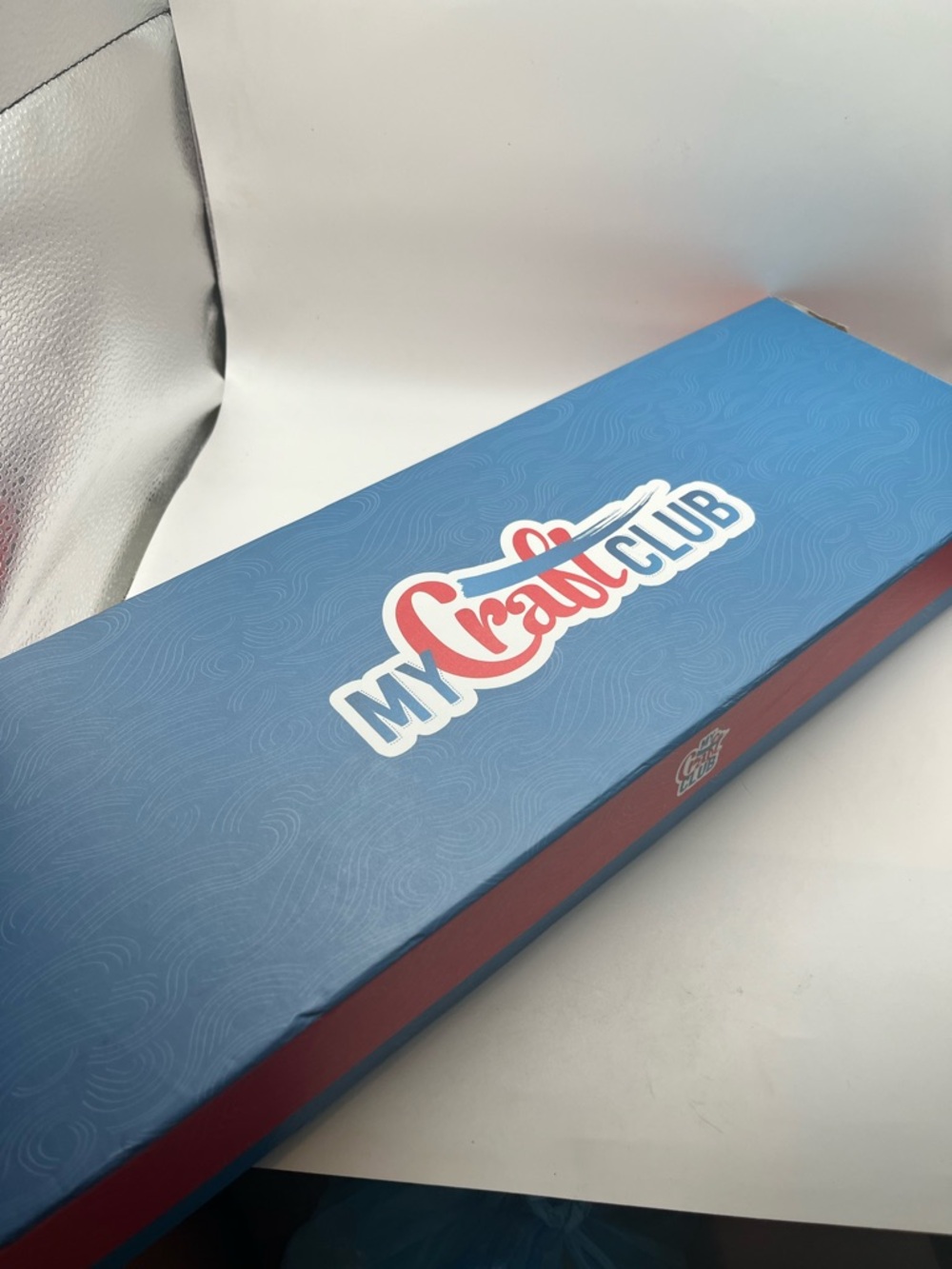 My Craft Club Blue and Red Craft Kit Box
